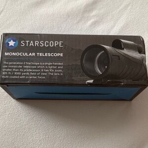 Black Monocular Telescope